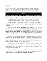 Page 1: PT3 SPEECH essay sample